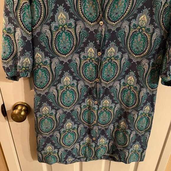 Tommy Hilfiger Women Paisley Dress Sz Medium - Picture 3 of 4